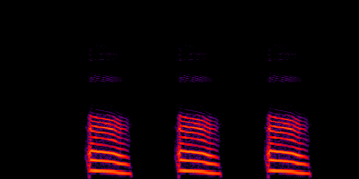 Reference spectrogram